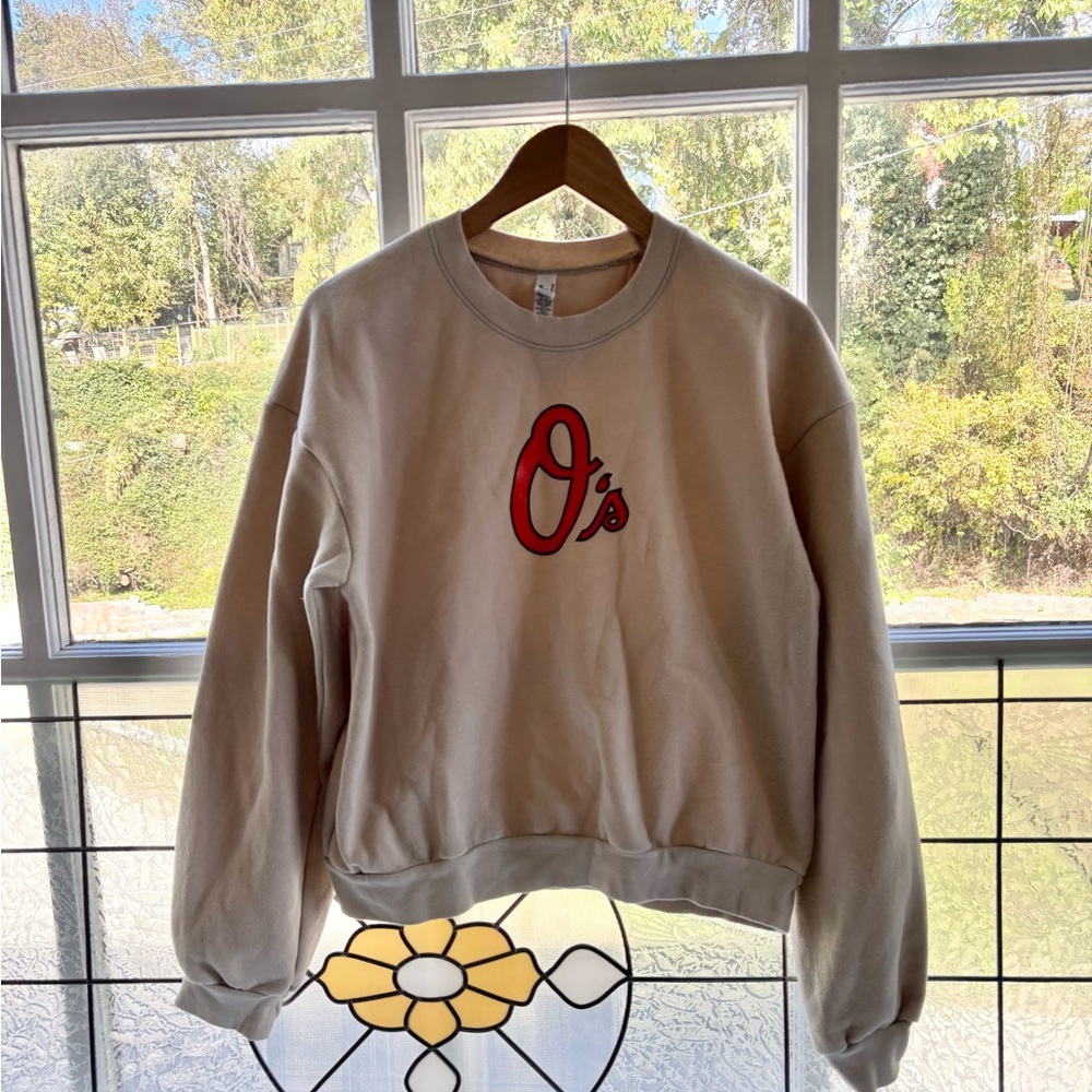 American Apparel Orioles crewneck sweater
